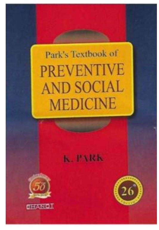 PARK'S TEXTBOOK OF PREVENTIVE & SOCIAL MEDICINE, 26/ED